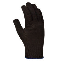 Робочі рукавички DOLONI 667 з точкою ПВХ чорні